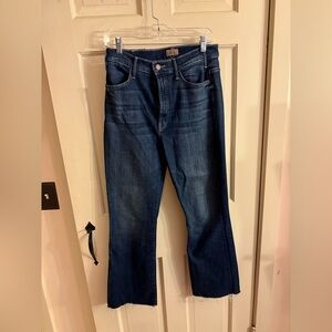 MOTHER Dark Blue Denim Jeans